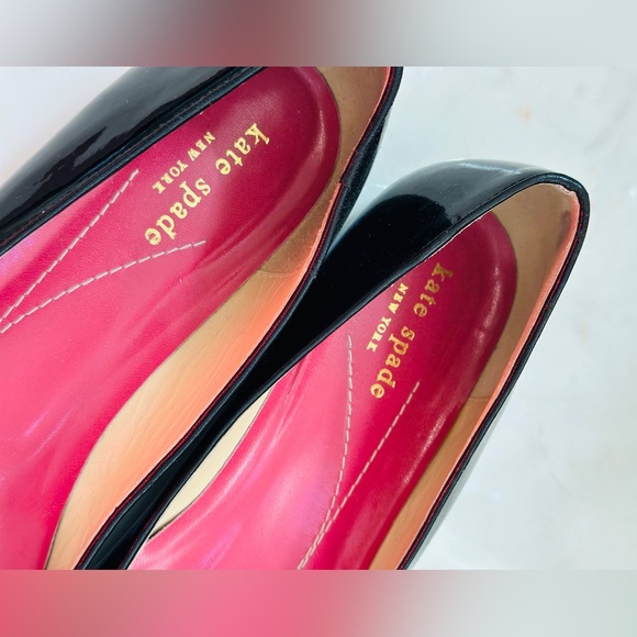 Kate Spade Black Pointed Toe Flats - Picture 2 of 8